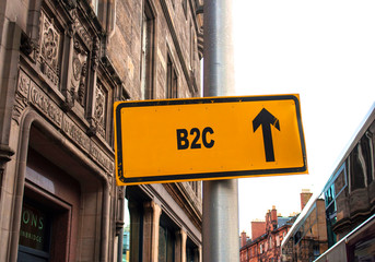 Obraz premium Strassenschild 44 - B2C