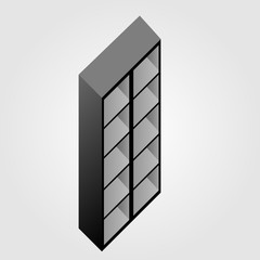 Simple wooden bookshelf design 