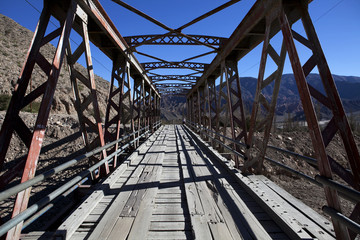 Bridge to Pucara in Tilcara, Jujuy, North Argentina - South America