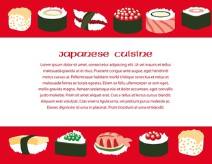 Japanese food Icons
