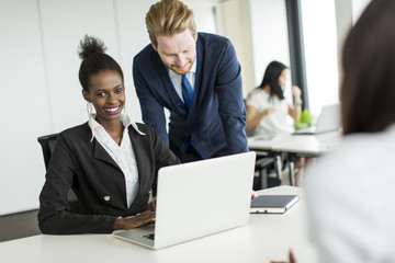 Young people in the office