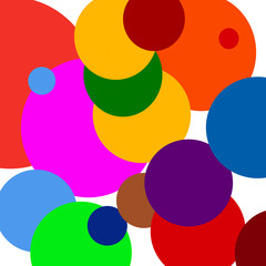 Color circle background