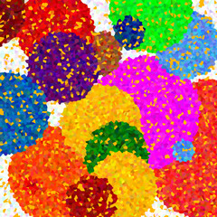 Color circle background