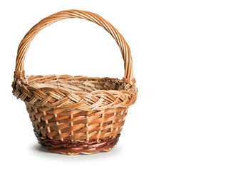 Basket wattled from rods