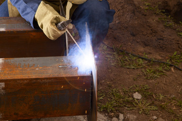 Worker weld metal