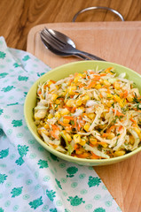 Salad of fresh vegetables.