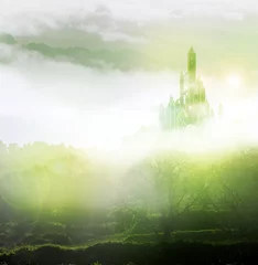 Poster emerald city in mist © stuart