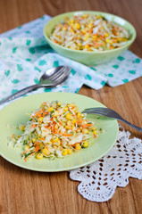 Salad of fresh vegetables.