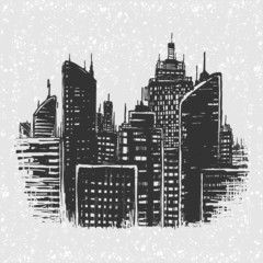 City Buildings Background