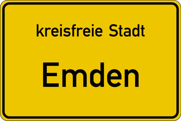 Fototapeta premium kreisfreie Stadt Emden