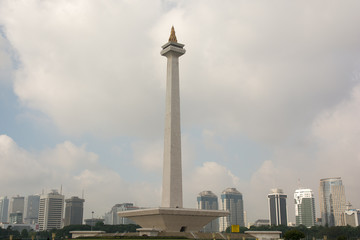 Fototapeta na wymiar Nationaldenkmal Monas in Jakarta