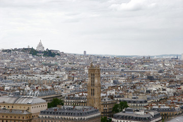 City view of the basilica Sacre Coeur in Paris