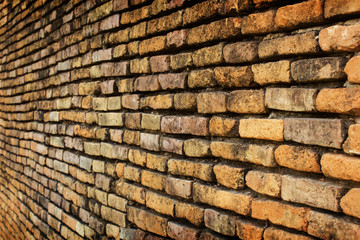 Background of old vintage brick wall