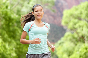 Woman runner running training living healthy life