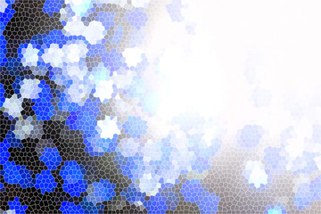 Abstract circular bokeh background of LED light bulb.