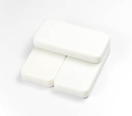 Rectangle cubes on white background.