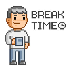 Pixel art Break time