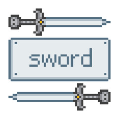 Pixel sword