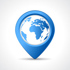 Geo location map pin
