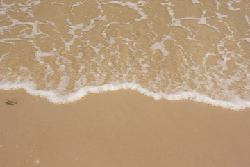 Fototapeta na wymiar abstract wave sea beach on top view