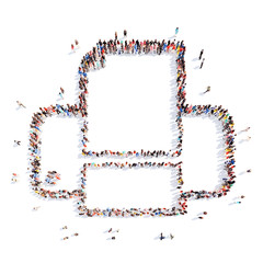 people representing the printer.