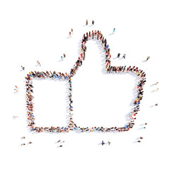  people representing Like