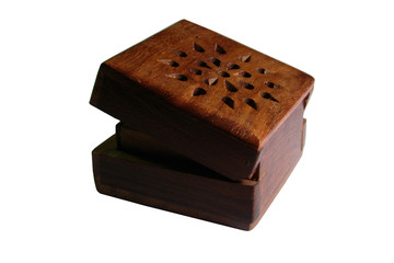 open little wooden box