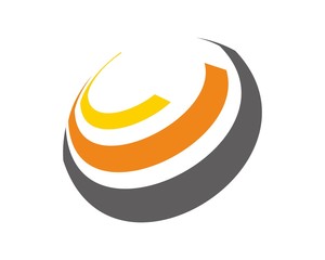 Obraz na płótnie Canvas abstract circle c logo