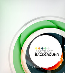 Color circles composition