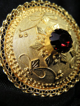 Sardinian filigree jewelry. Sardinia (Italy)