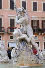 The Fountain of Neptune is a fountain in Rome