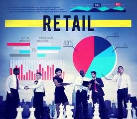 Retail Business Market Sale Shopping Commerce Concept