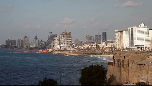 Panoramic view of Tel-Aviv (Israel) 