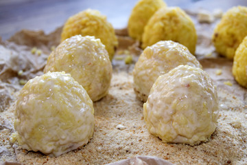 preparation of sicilian arancine