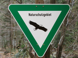 Schild Naturschutzgebiet