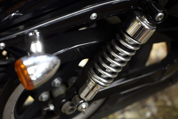 Fototapeta na wymiar Motorcycle suspension