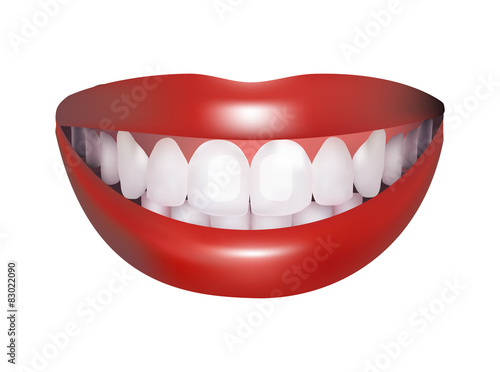 Download "Women Smile Isolated. Vector Illustration" Stock photo and royalty-free images on Fotolia.com ...