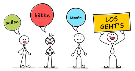 Strichmännchen Motivation © SimpLine