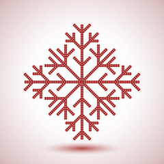 Abstract sequin snowflake.
Editable vector.
Eps 10