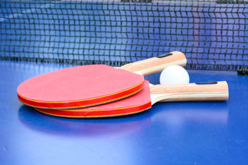 Two table tennis