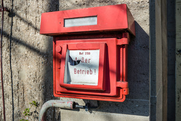 DDr Feuermelder Außer Betrieb