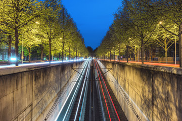 Beginning of U-Bahn tunnel in Hanover