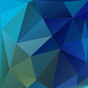 Abstract background with light and dark blue triangles.