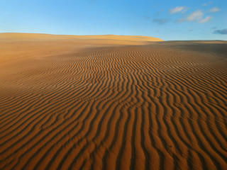 Orange soft desert sand