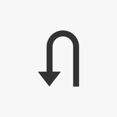 U-Turn icon