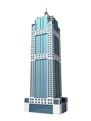 single skyscraper