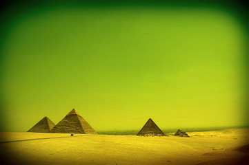 Fototapeta na wymiar The Egyptian desert