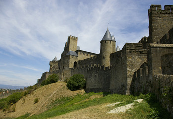 Fototapeta na wymiar Carcassonne scenery