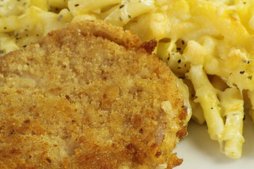 escalope panée et pâtes 09052015
