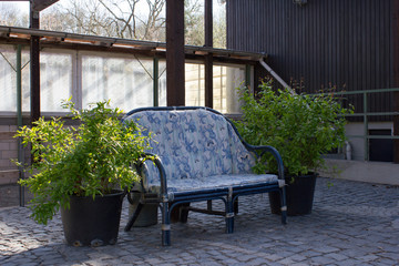 Erholungsplatz auf der Terrasse